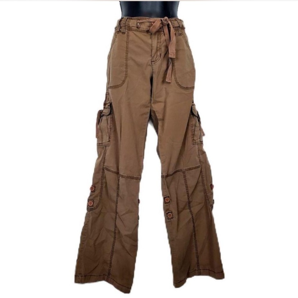 Hollister Y2K brown cargos pants